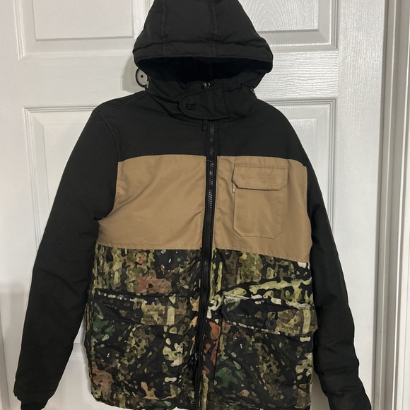 Authentic Staple Camo Cold Weather Jacket Men's Small GUC - Picture 2 of 10